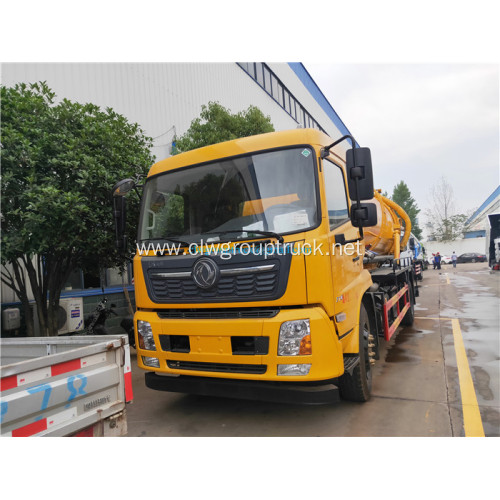 Dongfeng 8000L disposal sewage suction vehicle trucks